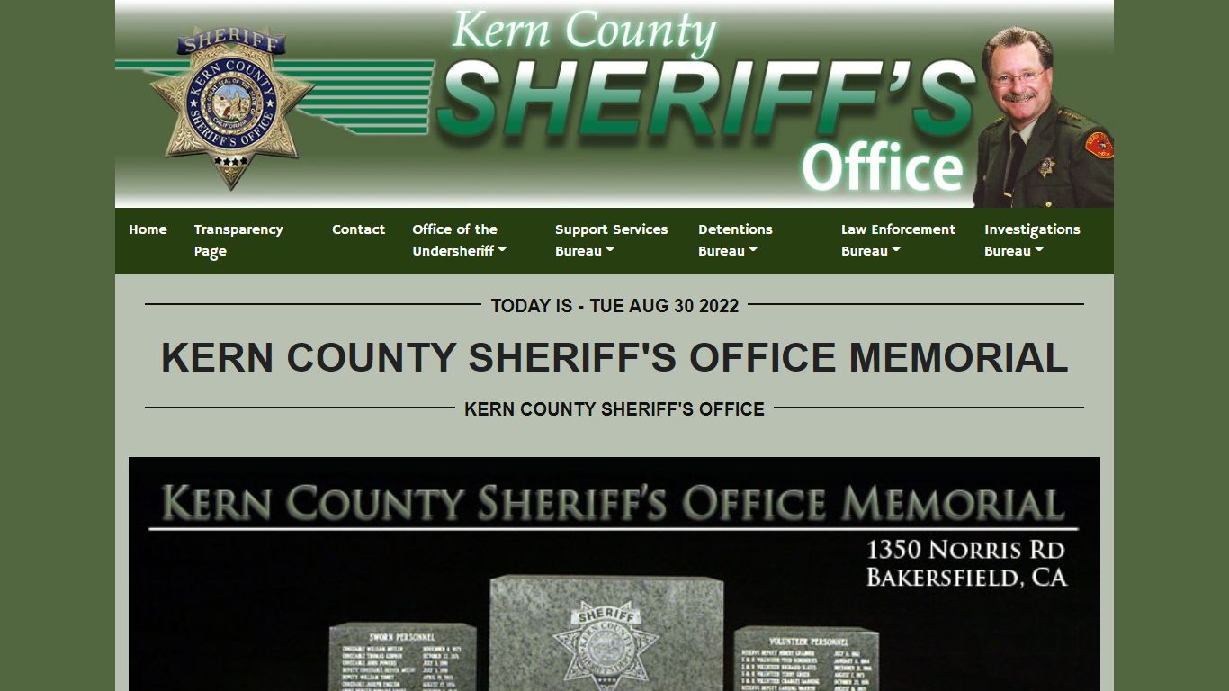 Kern County Sheriff's Office Memorial - KCSO